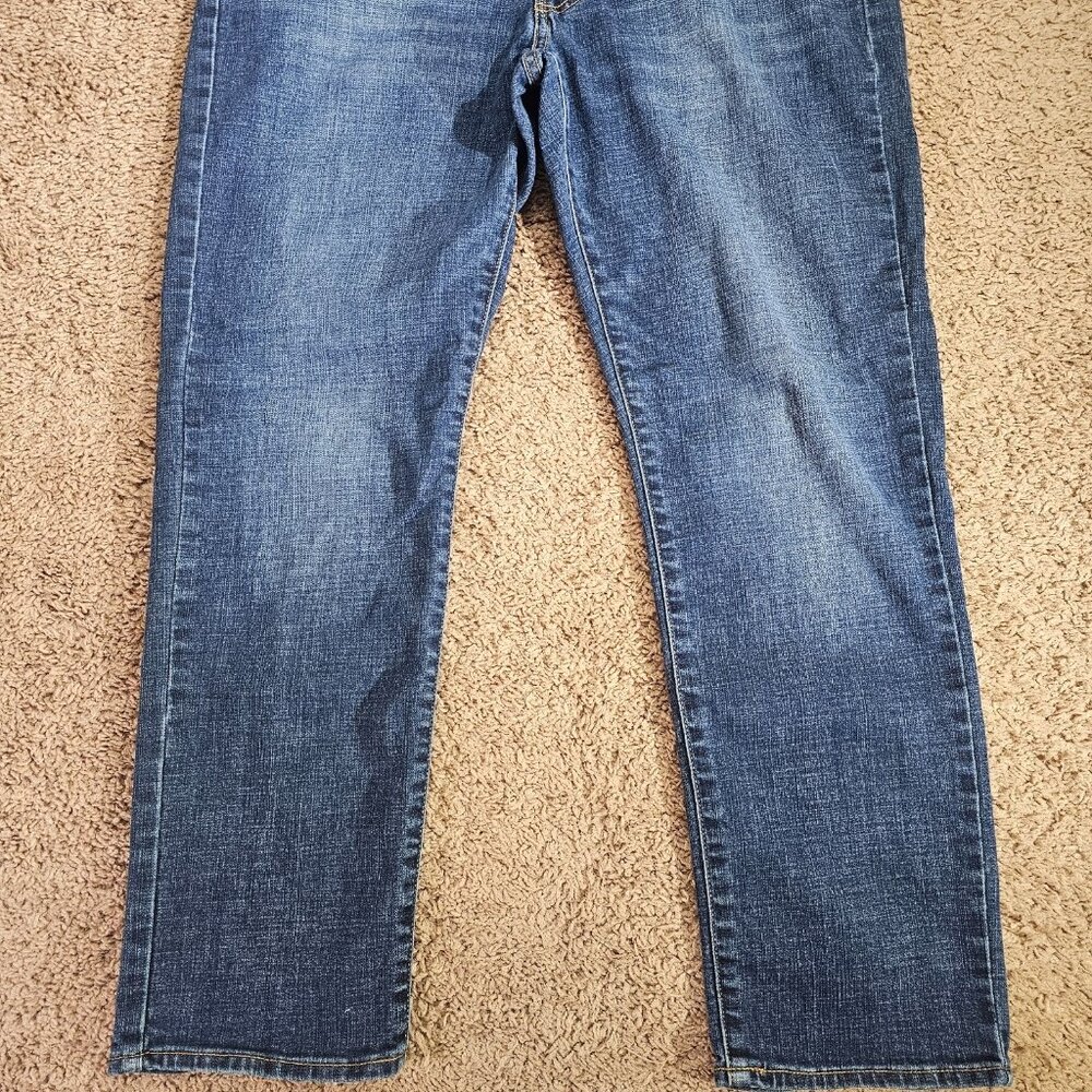 Lucky Brand 121 Slim Straight Jeans Men Tag 36x30 Act 38x28.5 Blue Stretch Denim - Picture 9 of 13